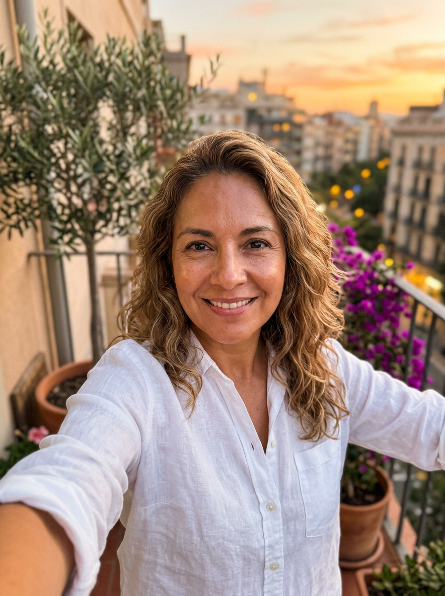 Lucía M. after Lumivea LED therapy